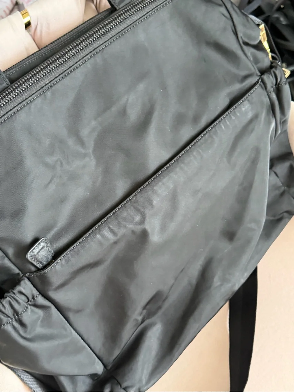 Tory Burch Black Nylon Baby Bag Tote 🖤